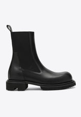 Rick Owens Tower Beatle Gabe Chelsea Boots Black RU02F4822LOO/T_RICKO-9