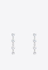 Self-Portrait Crystal Heart Tiered Earrings Silver PF26616ESLSILVER_SILVER_70013923