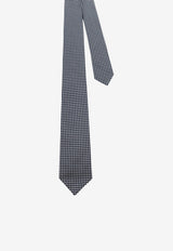 Kiton Ciro Paone Micro-Patterned Silk Tie Blue UCRVKRC08L5206_Red_42176732