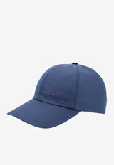 Kiton Ciro Paone Logo Nylon Baseball Cap Blue UCPL022K0217L04BLUNAVY_BLUNAVY_70014250