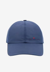 Kiton Ciro Paone Logo Nylon Baseball Cap Blue UCPL022K0217L04BLUNAVY_BLUNAVY_70014250