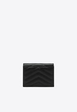 Saint Laurent Cassandre Matelassé Cardholder Black 668290BOWA1/S_YSL-1000