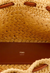 Fendi Medium Mamma Baguette Raffia Bag Beige 8BR833AWQCF1WGE_NATURALE+SELLIER+OS_42822670