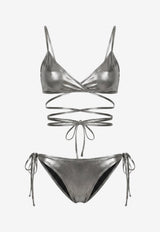 The Attico Il Primo Bagno Metallic Bikini Silver 260WBC00009PAA115CO651_DARKSILVER_54017438