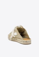 Off-White Arrow Canvas Espadrille Sandals Beige OMIB00AS26FAB001/S_OFFW-6101