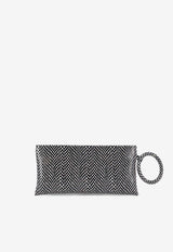 Tom Ford Aura Snakeskin Print Leather Clutch Bag Monochrome L1925LCL610PNWD_Blackwhite_40468808