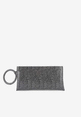 Tom Ford Aura Snakeskin Print Leather Clutch Bag Monochrome L1925LCL610PNWD_Blackwhite_40468808