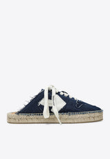 Off-White Arrow Canvas Espadrille Sandals Blue OMIB00AS26DEN001/S_OFFW-4901