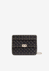 Valentino Medium Rockstud Spike Crossbody Bag Black 8W0B0122NAP0NO_Black_70152767