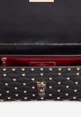 Valentino Medium Rockstud Spike Crossbody Bag Black 8W0B0122NAP0NO_Black_70152767