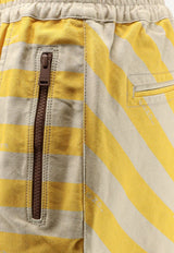 Fendi Logo Patch Pequin Shorts Yellow FLP896AOHUF1W0T_GINESTRA 26_42821626