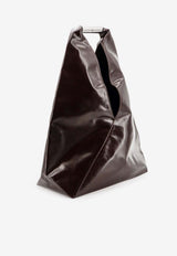 MM6 Maison Margiela Japanese Shiny Leather Shoulder Bag Brown SB6WD0043P7560T8243_CoffeeBean_57986626