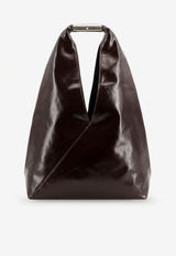 MM6 Maison Margiela Japanese Shiny Leather Shoulder Bag Brown SB6WD0043P7560T8243_CoffeeBean_57986626