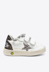 Golden Goose DB Kids Baby Girls Ball Star Leather Sneakers Brown GJF00501F008649/T_GOLDE-12509