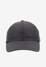 Kiton Ciro Paone Logo Nylon Baseball Cap Black UCPL022K0217L03NERO_Black_70013790