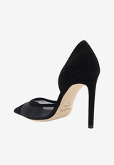 Jimmy Choo Brigitte 100 Mesh and Suede Pumps Black BRIGITTE100SMSBLACK_BLACK_67481176