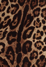 Dolce & Gabbana Animal Print Sleeveless Midi Dress Brown F6F4ZTGDCLXHY13M_LEONEW_70013863