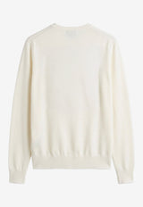 Toteme Fine Knit Wool Sweater Ecru 252WRT0469YA0190116_Ecru_70027335