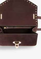 Valentino Small Rockstud Suede Crossbody Bag Brown 9W2B0T76KQQ0TO_Ebonybrown_70014260