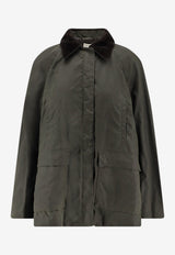 Toteme Country Wool Jacket with Elbow Patch Green 244WRO4722FB0320032_Forest_70027370