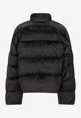 Balenciaga Logo Jacquard Puffer Jacket Black 850845TTQ131000_BLACK_70040310