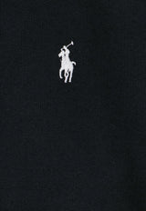 Polo Ralph Lauren Embroidered-Logo Zip-Up Hooded Sweatshirt Black 211971699003_POLOBLACK_70027192