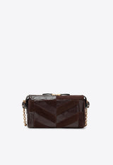 Valentino Small Panthea Suede and Leather Shoulder Bag Brown 9W2B0S99DED/T_VALE-RE6