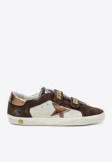 Golden Goose DB Kids Girls Old School Suede Low-Top Sneakers Brown GTF00143F008778/T_GOLDE-15451