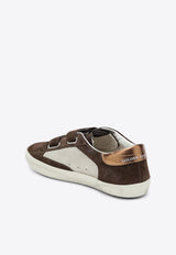 Golden Goose DB Kids Girls Old School Suede Low-Top Sneakers Brown GTF00143F008778/T_GOLDE-15451