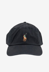 Polo Ralph Lauren Embroidered-Logo Baseball Cap Black 211954881504_POLOBLACK_70027227