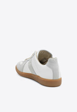 Maison Margiela Replica Leather Low-Top Sneakers White S57WS0236P1895/T_MARGI-101