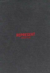Represent Owners Club Distressed Hooded Sweatshirt Gray OCM4111302_washed black_70014132