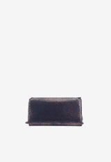 Stella McCartney Falabella Shaggy Deer Chain Clutch Midnight 7P0086WP04894018_Darknavy_70014794