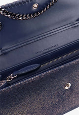 Stella McCartney Falabella Shaggy Deer Chain Clutch Midnight 7P0086WP04894018_Darknavy_70014794
