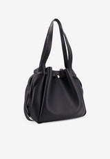 Tory Burch Romy Leather Tote Bag Black 163388001_BLACK_66335845