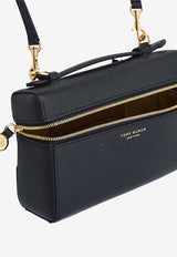 Tory Burch Romy Hammered Leather Shoulder Bag Black 178948001_BLACK_66335900