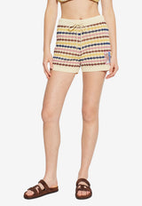 Zimmermann Awaken Knit Shorts Multicolor 1877ARS261 0-MUST