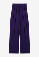Alaïa Straight-Leg Tailored Pants Purple AA9P1398W201DVI/T_ALAIA-414