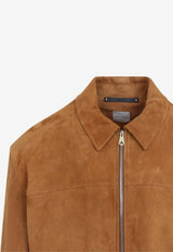 Oversized Suede Leather Jacket