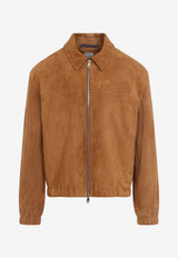 Oversized Suede Leather Jacket