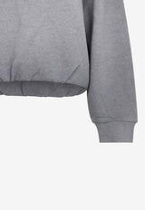 Funnel-Neck Logo Sweatshirt