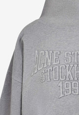 Funnel-Neck Logo Sweatshirt