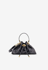 Jimmy Choo Small Cinch Leather Shoulder Bag Black CINCHSMALLGUVBLACKGOLD_Blackgold_67481212