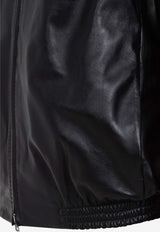 Leather Bomber Jacket