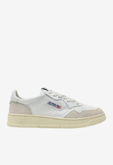 Autry Medalist Leather and Suede Sneakers White AULMLS33/T_AUTRY-LS33