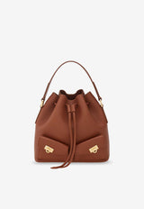 Ferragamo Hammered Leather Bucket Bag Cognac 220915785879NEW COGNAC_Newcognac_67481128