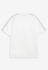 Burberry Embroidered EKD T-shirt White 8127590163419/T_BURBE-B7078