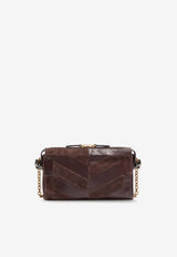 Valentino Panthea Suede and Leather Shoulder Bag Brown 9W2B0S99DEDRE6_EBONYBROW_70014536