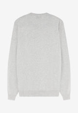 Brunello Cucinelli Cashmere Crewneck Sweater Gray M2200100CCJ72_NEBBIAROCCIA_70014714