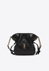 Saint Laurent Mini Jamie Pouch Bag in Nappa Leather Black 859174AAB32/T_YSL-1000